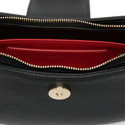 Ferragamo Gancini Zip Shoulder Bag
