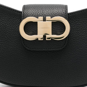 Ferragamo Gancini Zip Shoulder Bag