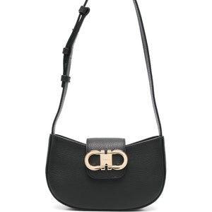 Ferragamo Gancini Zip Shoulder Bag