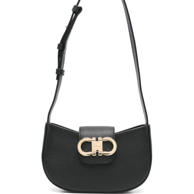 Ferragamo Gancini Zip Shoulder Bag