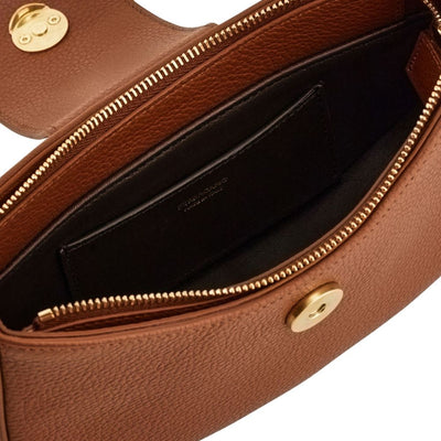 Ferragamo Gancini Zip Shoulder Bag