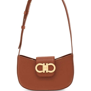 Ferragamo Gancini Zip Shoulder Bag
