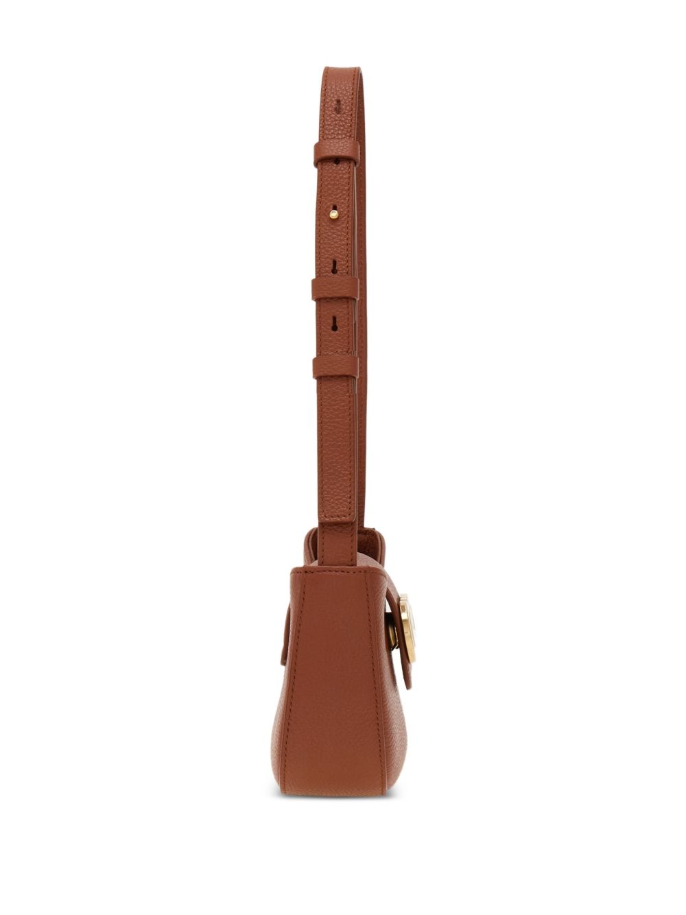 Ferragamo Gancini Zip Shoulder Bag