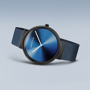 Bering Classic  Blue Dial Men 39mm