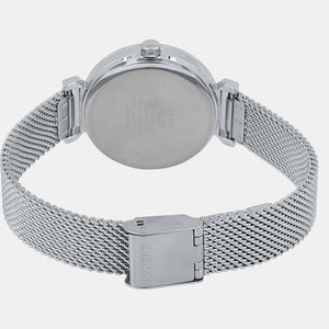 Enticer Women Quartz White Dial Analog Stainless Steel Watch A2125