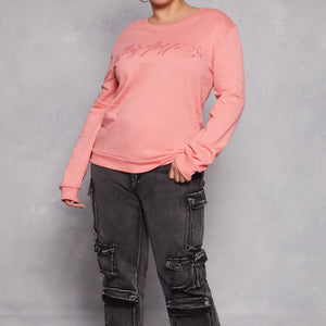 Plus Size Los Angeles Pullover Sweatshirt