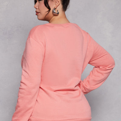 Plus Size Los Angeles Pullover Sweatshirt