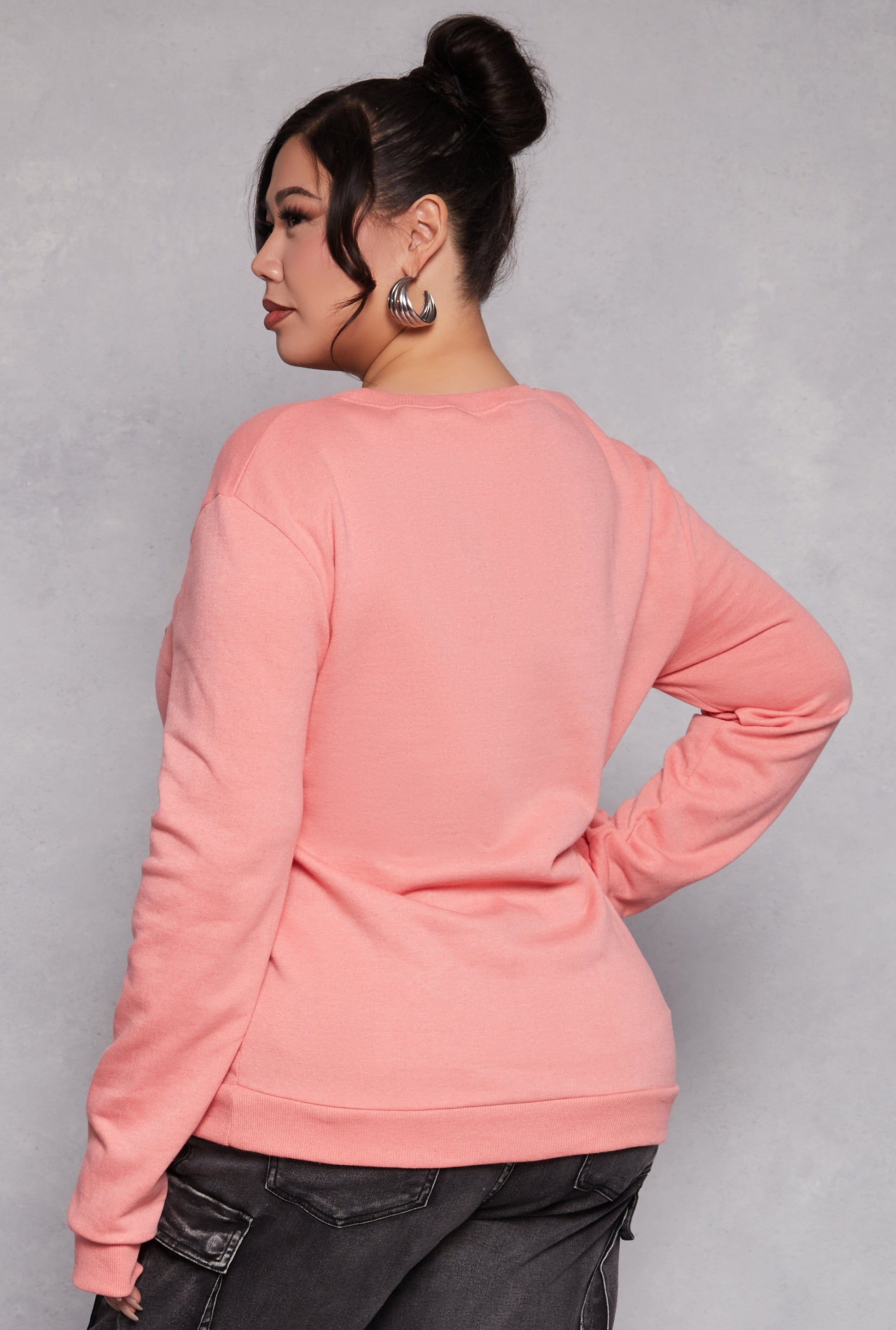 Plus Size Los Angeles Pullover Sweatshirt