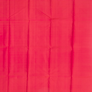 Hot Pink Handloom Kanchipuram Silk Saree With Parrot Buttas
