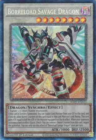 Borreload Savage Dragon - RA01-EN033 - Prismatic Collector's Rare - 1st Edition