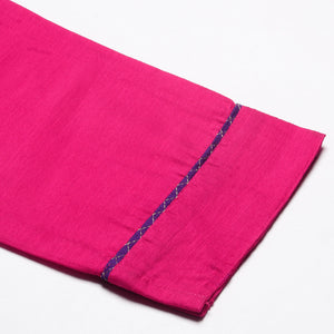 Solid Straight Fit Kurta with Pant - Purple