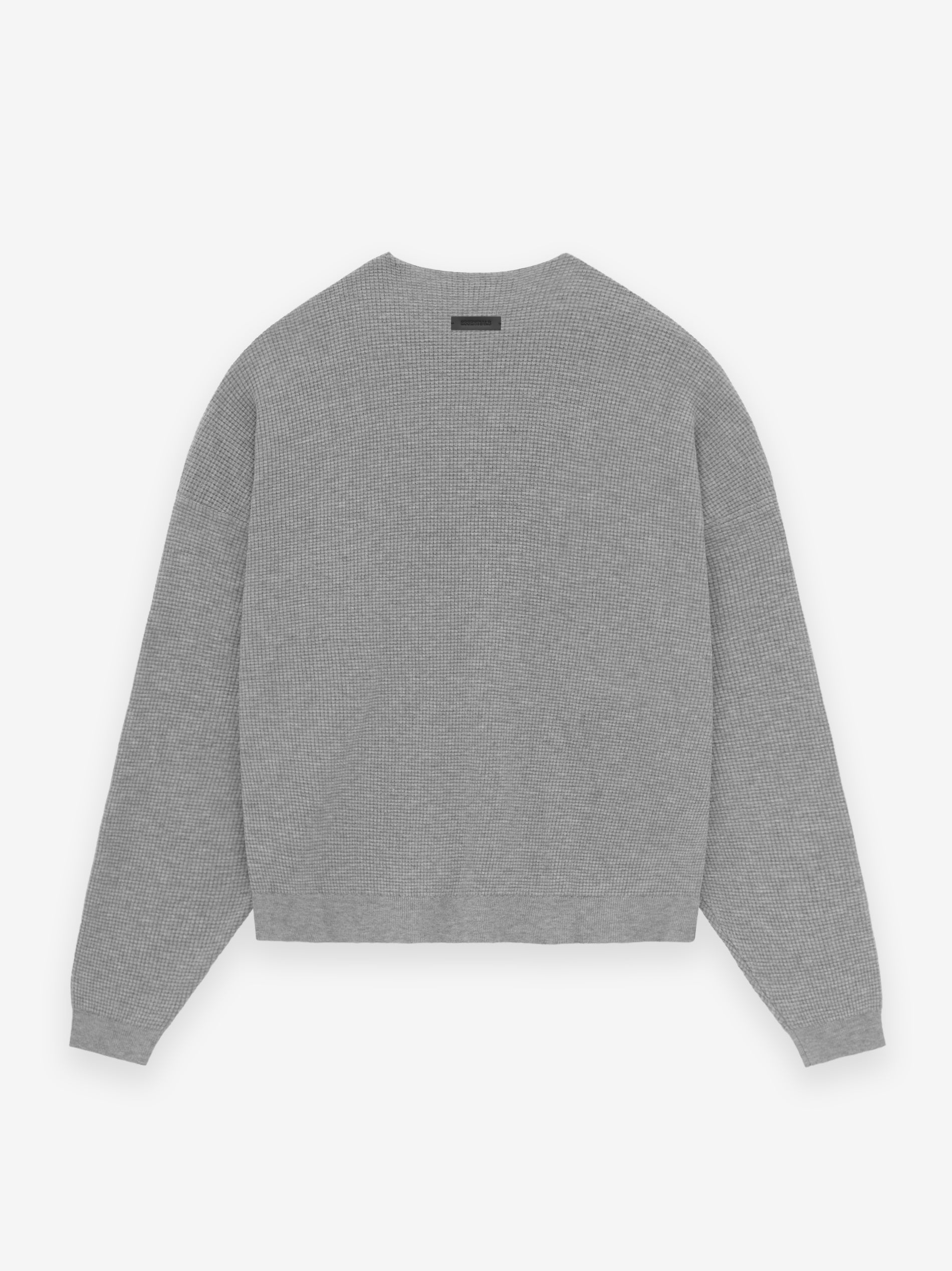 Waffle Crewneck Sweater