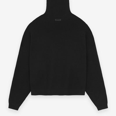 Womens Waffle Turtleneck