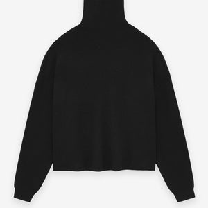 Womens Waffle Turtleneck