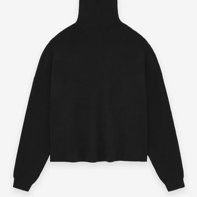 Womens Waffle Turtleneck