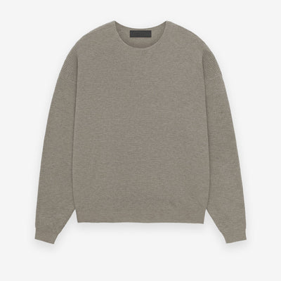 Waffle Crewneck Sweater