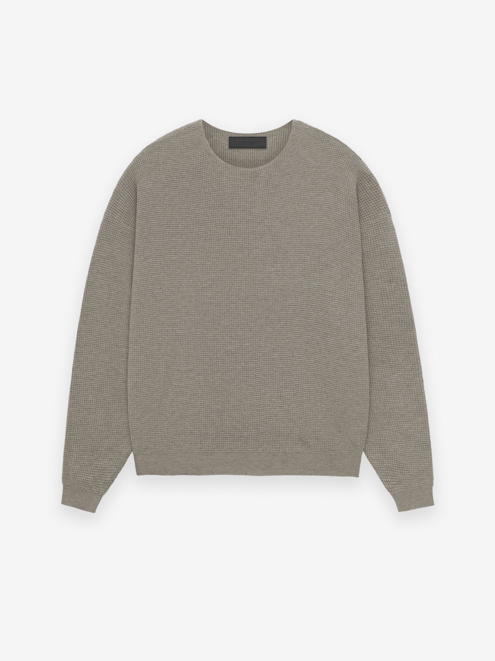 Waffle Crewneck Sweater
