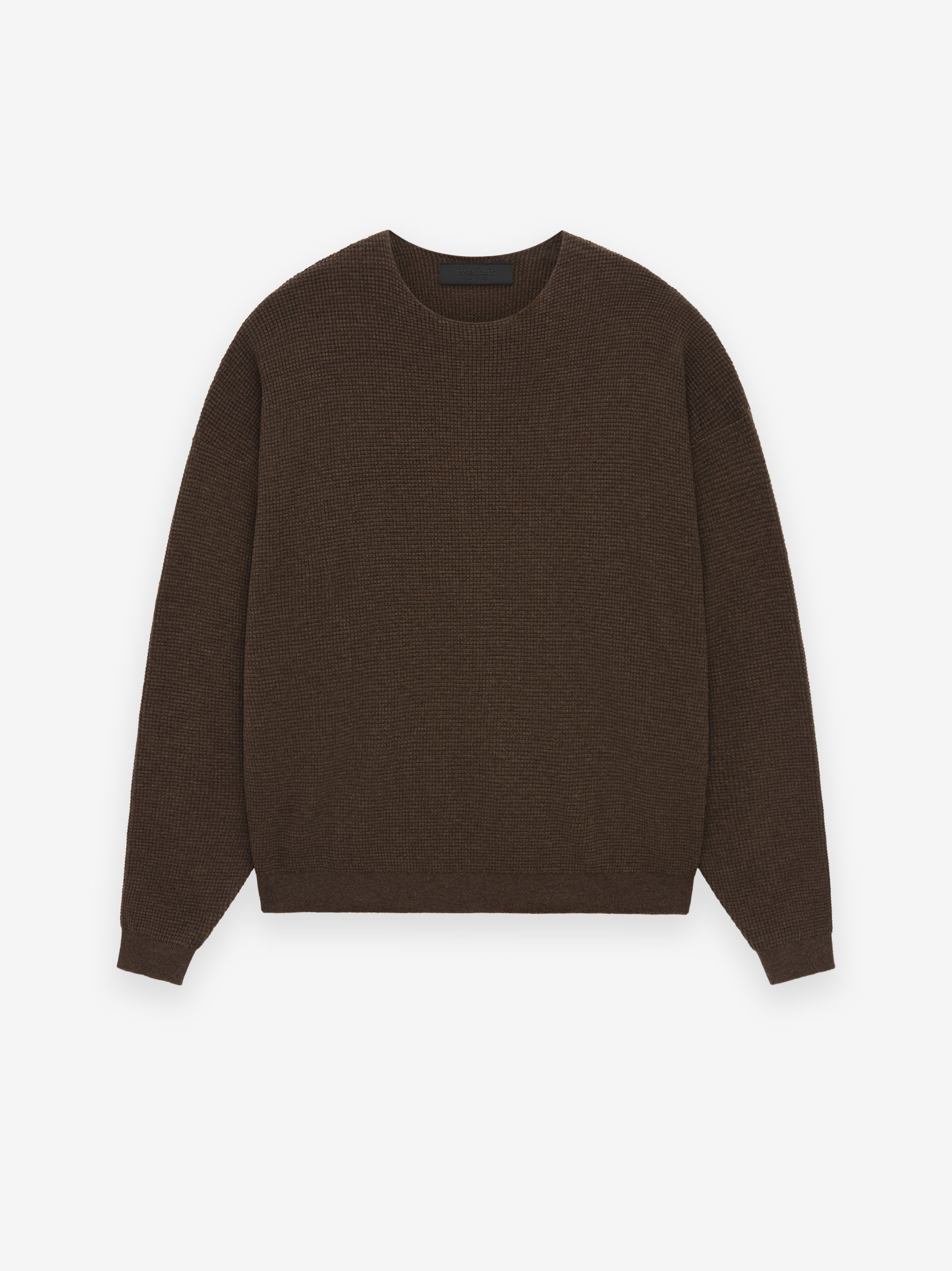 Waffle Crewneck Sweater