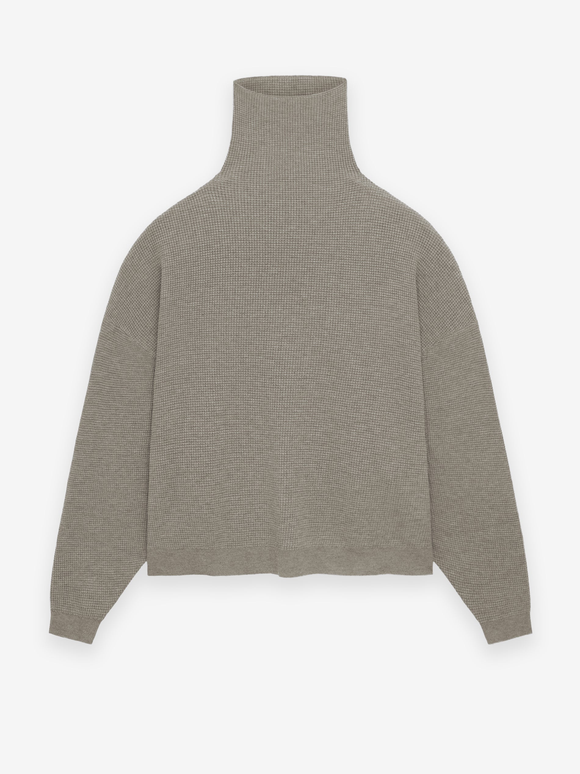 Waffle Turtleneck