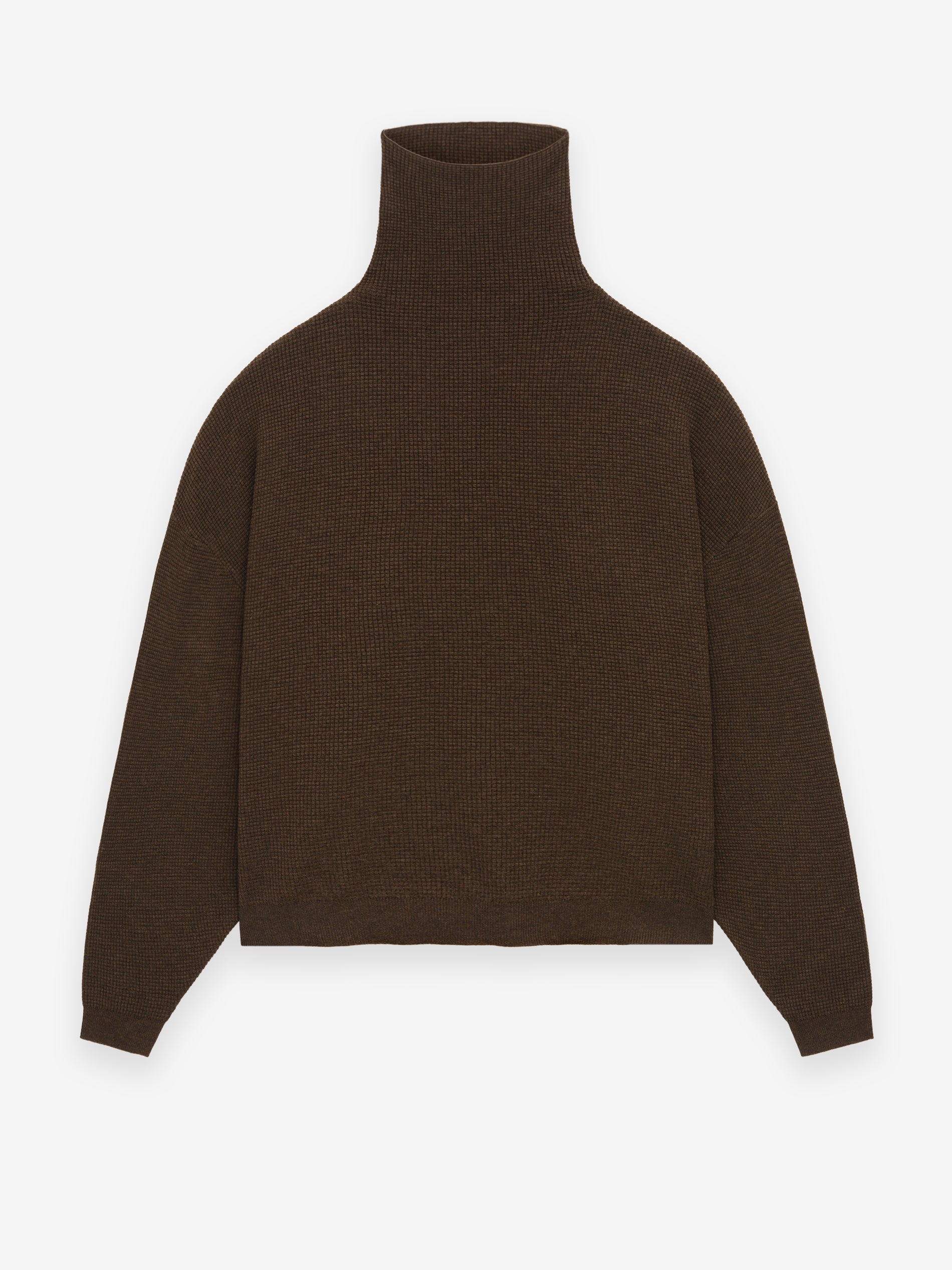 Waffle Turtleneck