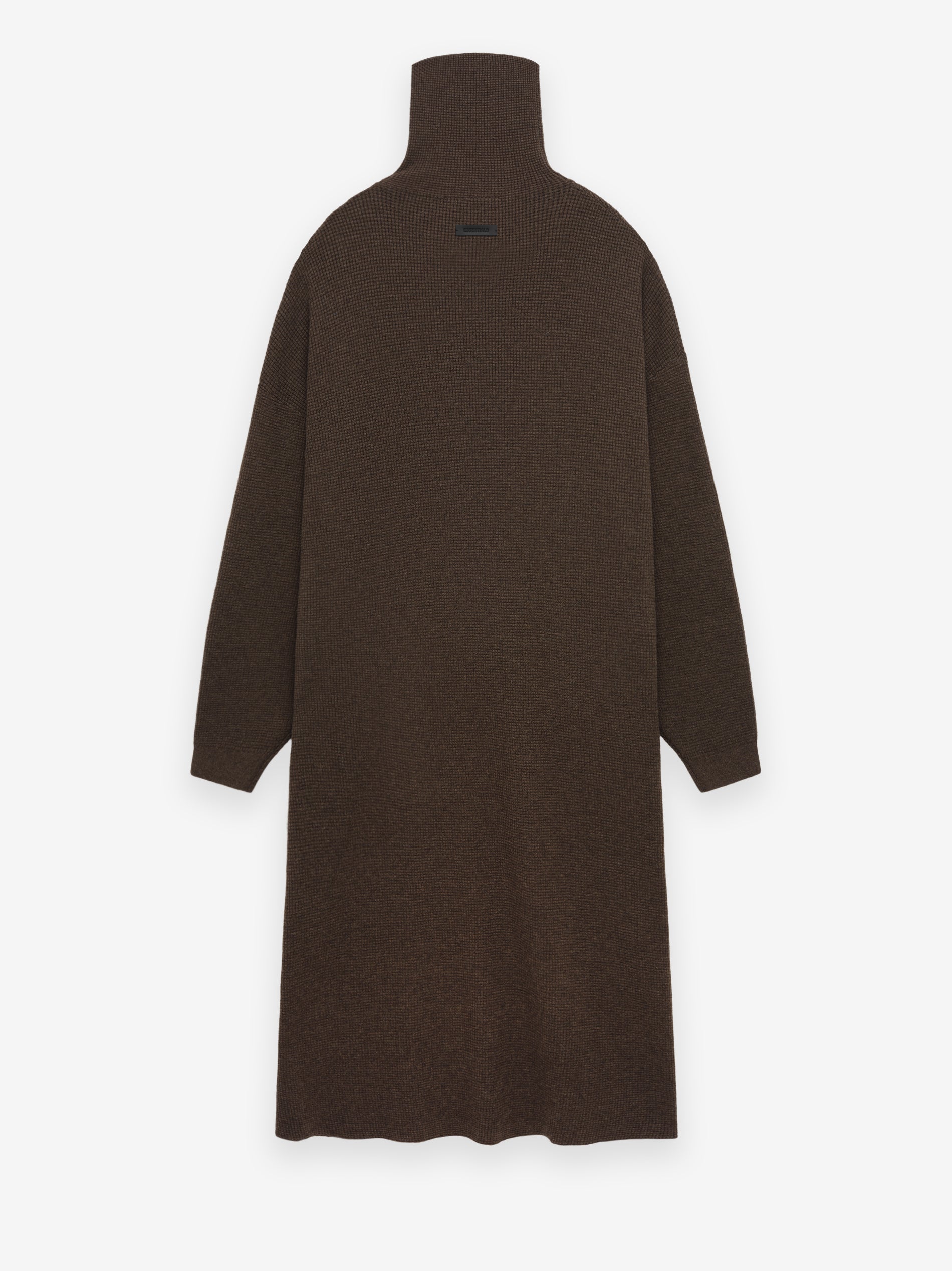 Women's Waffle Knit Turtleneck Dress