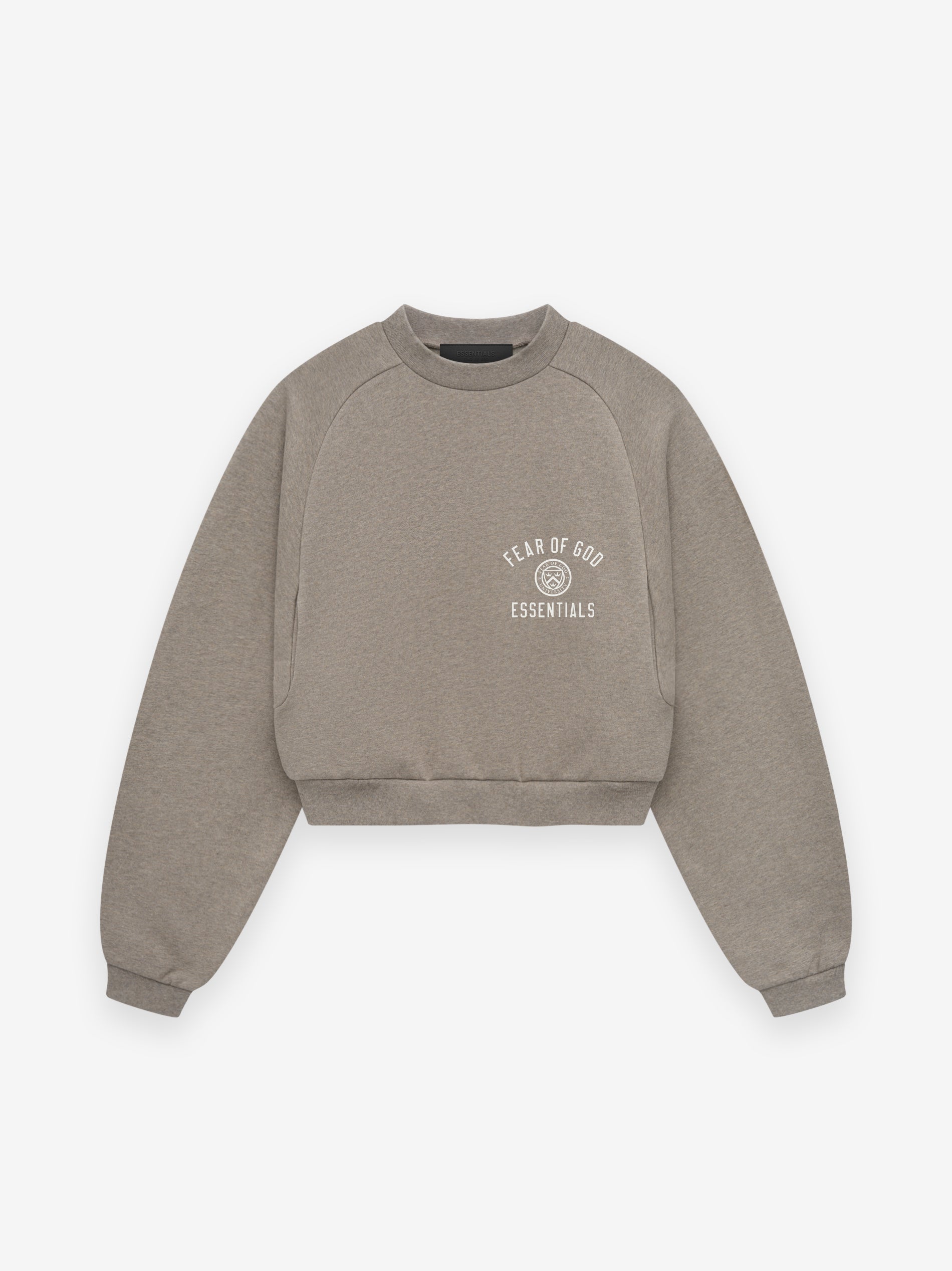 Women's Fleece Cropped Crewneck