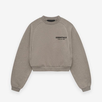 Women's Fleece Cropped Crewneck
