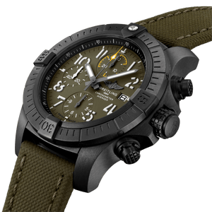 Breitling Avenger Chronograph Night Mission Green Dial Men 45mm