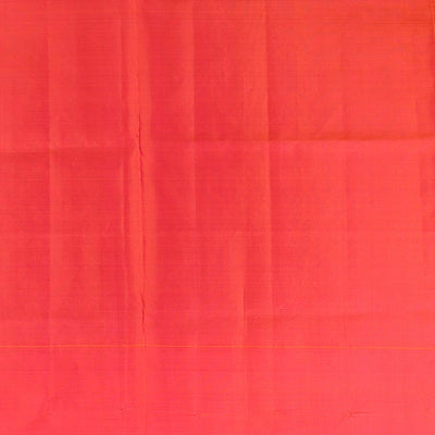 Green soft silk saree with zari buttas, contrast border of peacocks & pallu of kathir,neli,mayil & butta enclosed checks