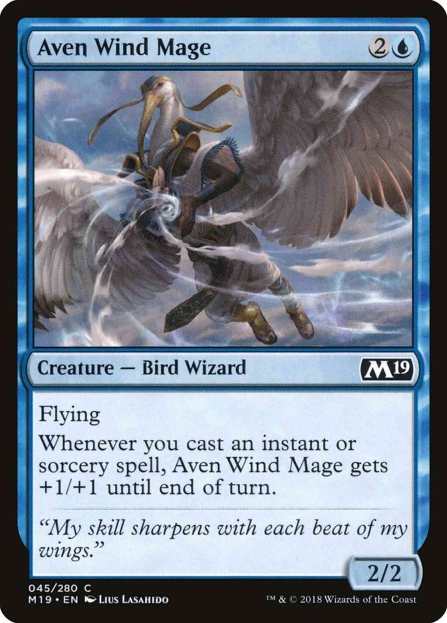 Aven Wind Mage [45] [Core Set 2019] [Non-Foil]