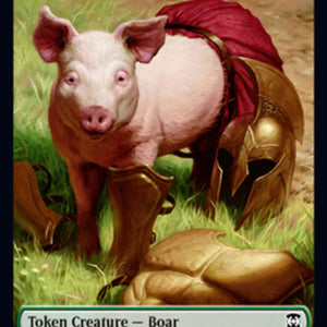 Boar Token (05) // Spirit Token (04) [Kaldheim Commander Tokens] [Non-Foil]