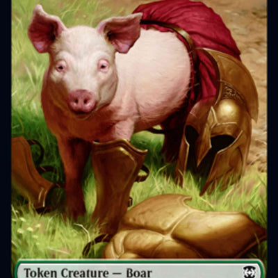 Boar Token (05) // Spirit Token (04) [Kaldheim Commander Tokens] [Non-Foil]