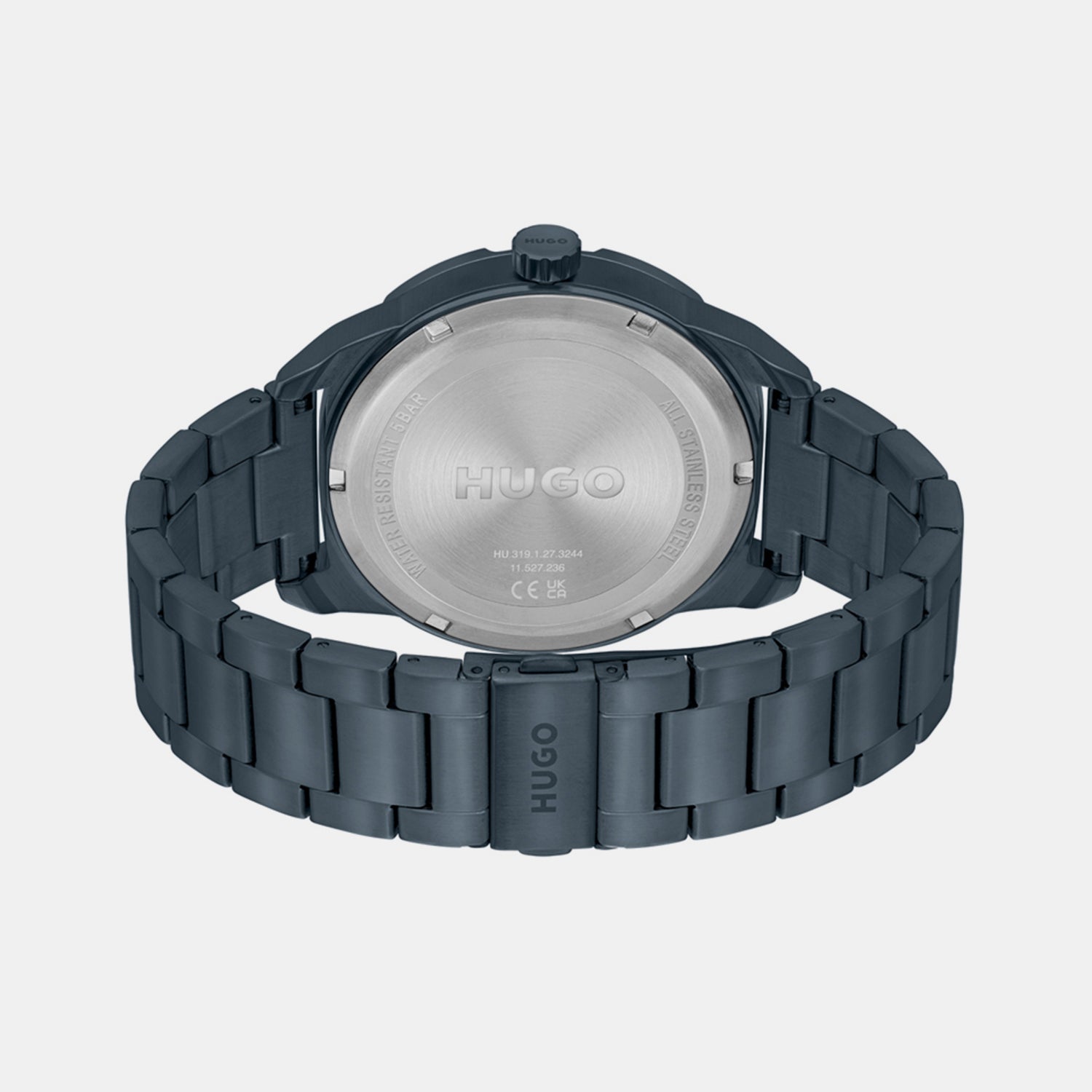Grip Men Quartz Blue Dial Analog Stainless Steel Watch 1530278