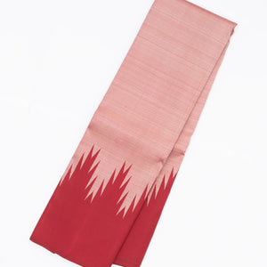 Dusty Pink Handloom Kanchipuram Korvai Silk Saree With Temple Border