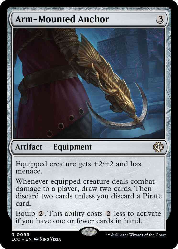 Arm-Mounted Anchor [99] [The Lost Caverns of Ixalan: Commander] [Non-Foil]