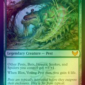 Blex, Vexing Pest // Search for Blex [148] [Strixhaven: School of Mages] [Foil]