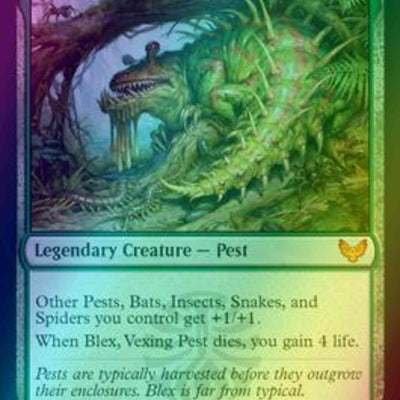Blex, Vexing Pest // Search for Blex [148] [Strixhaven: School of Mages] [Foil]