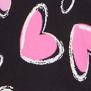 Plus Size Heart Print Pajama Cami and Shorts