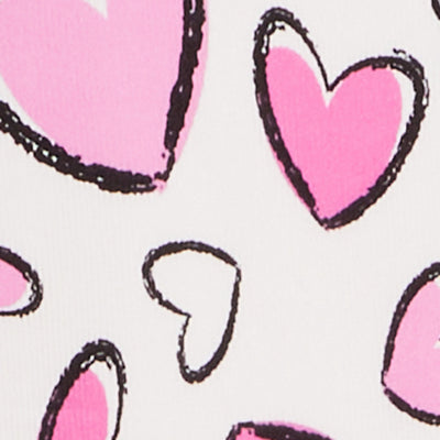 Plus Size Heart Print Pajama Cami and Shorts