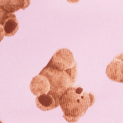 Plus Size Teddy Bear Print Pajama Cami Top and Shorts