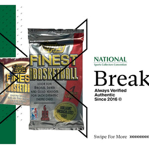 1996-97 Topps Finest Series 1 Basketball Hobby Box: The National 2021 BreakX (1 Pack) August 1st
