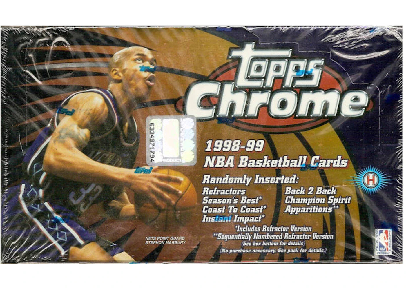 1998-99 Topps Chrome Basketball Hobby Box