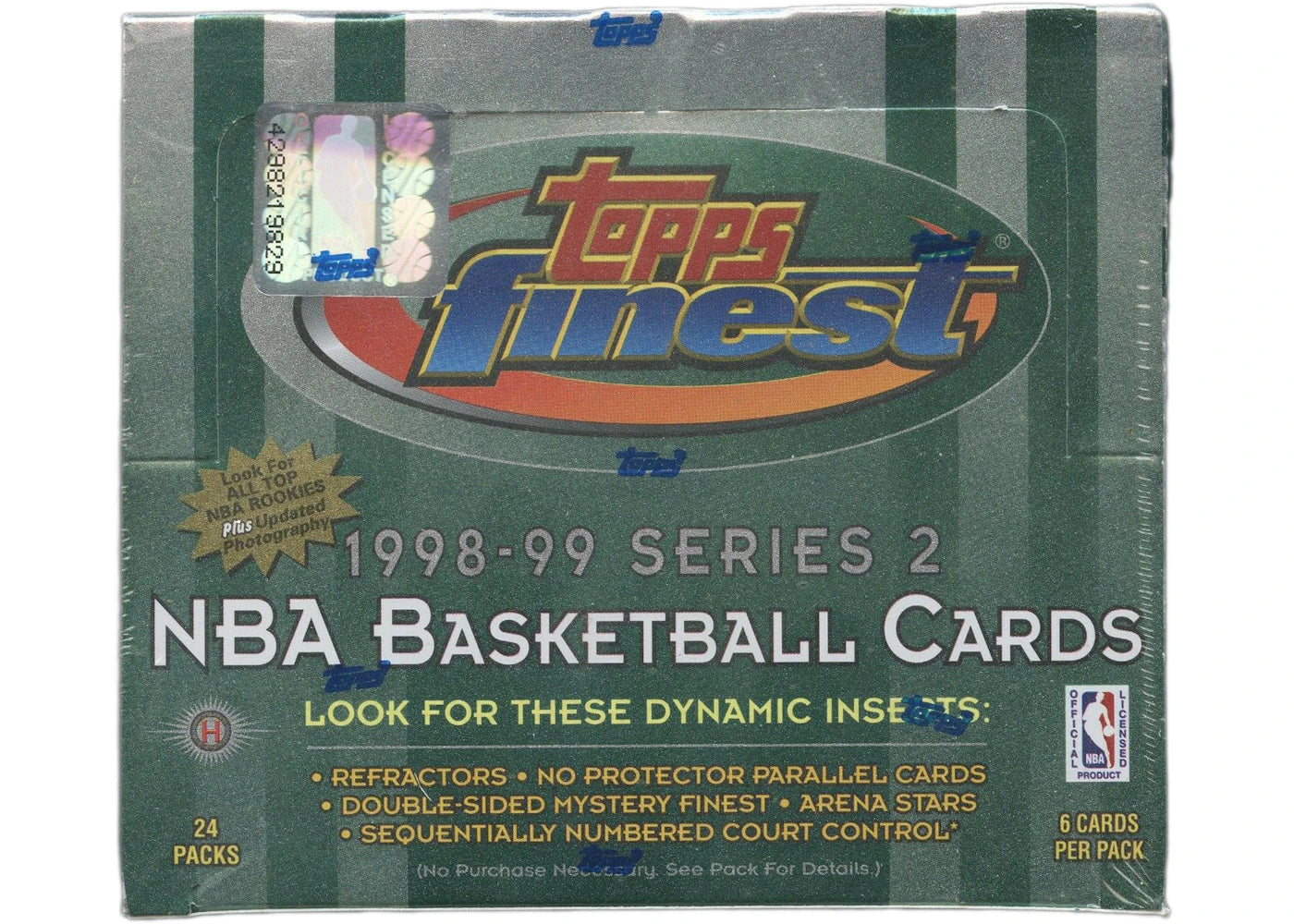 1998-99 Topps Finest Series 2 Basketball Hobby Box