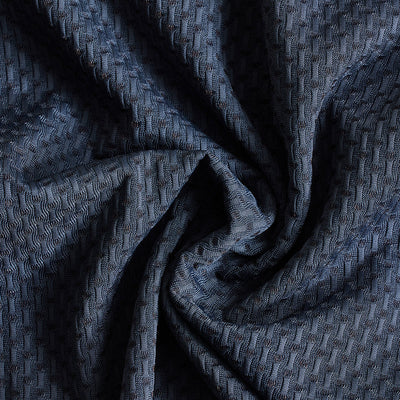 Greyish Blue Textured Polo T-Shirt