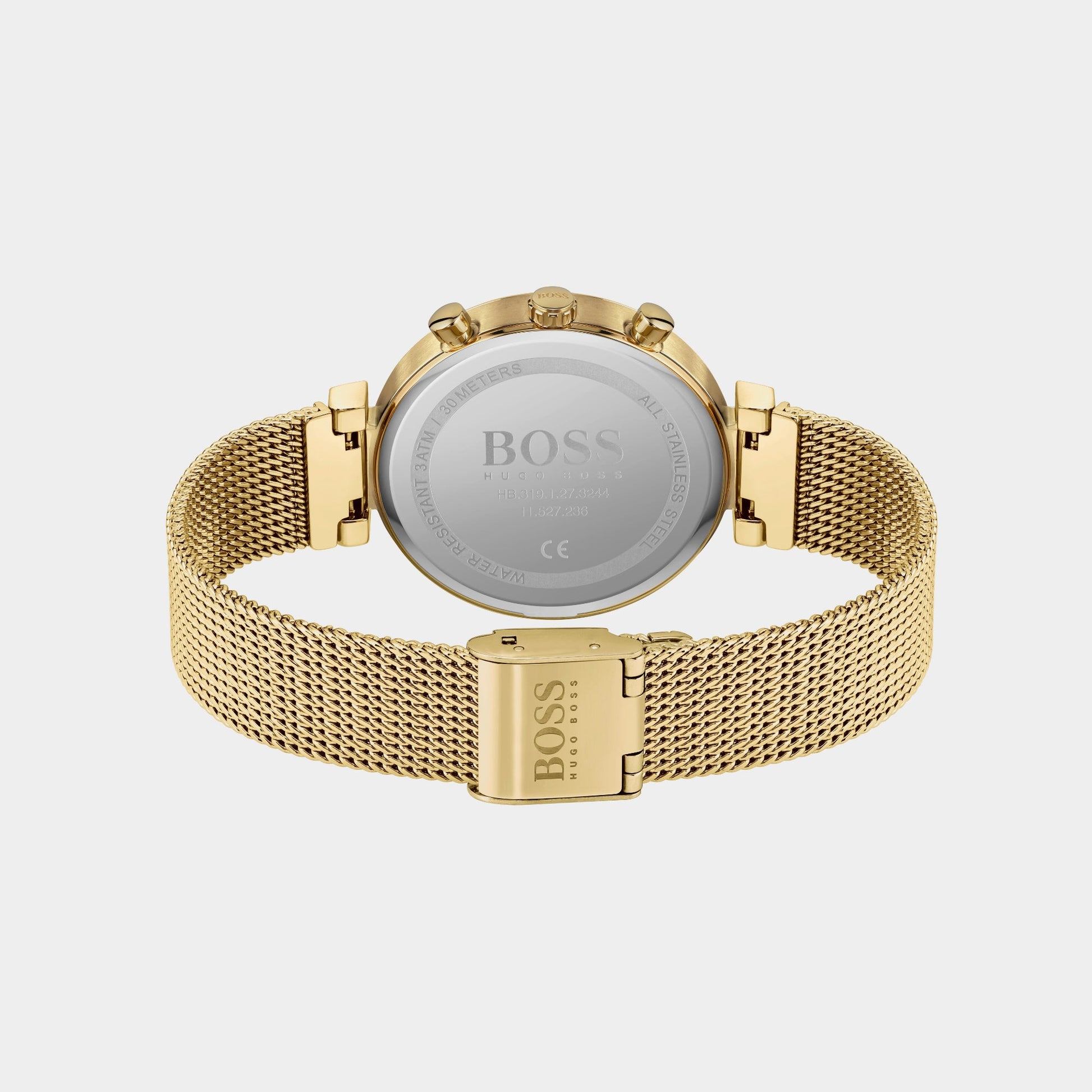 Flawless Women Quartz Silver Dial Chronograph Mesh Watch 1502552