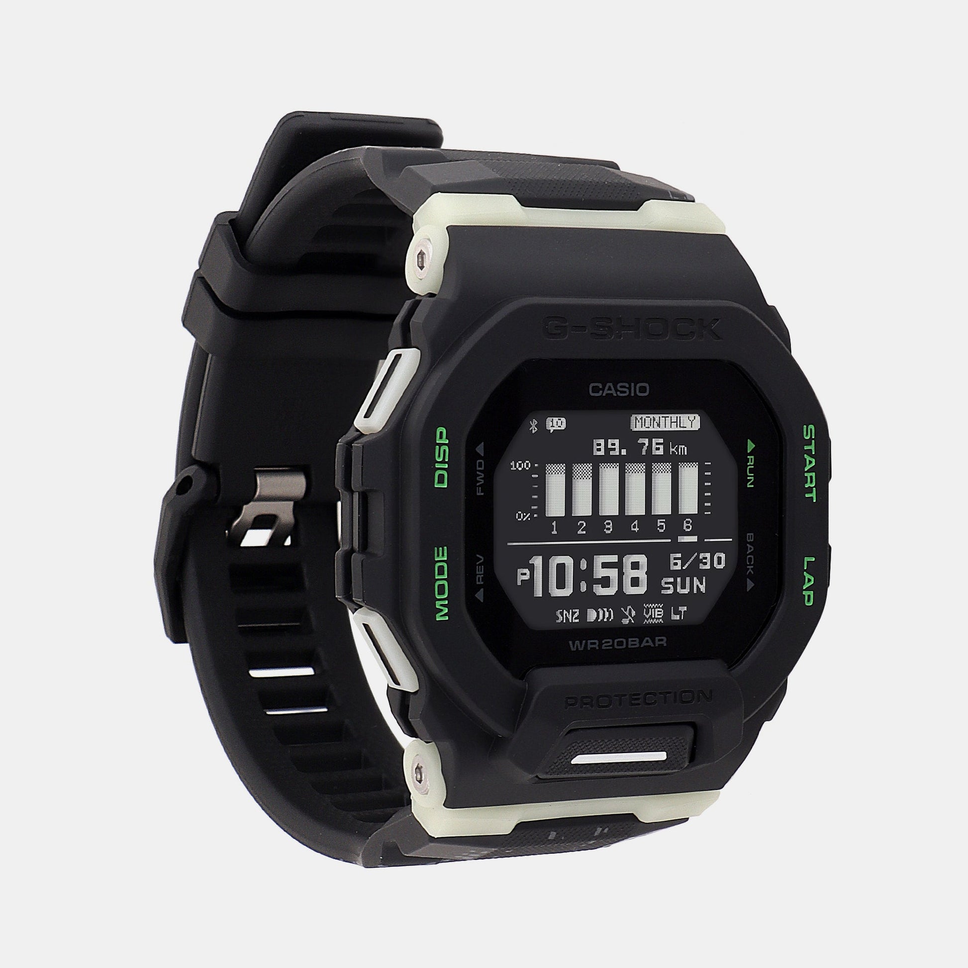 G-Shock Men Quartz Black Dial Digital Resin Watch G1416