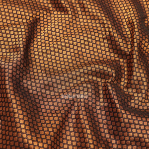 Copper Black Pure Kanjivaram Silk Saree