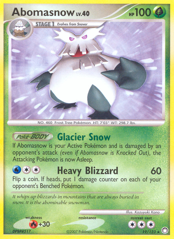 Abomasnow - 19/123 - Rare