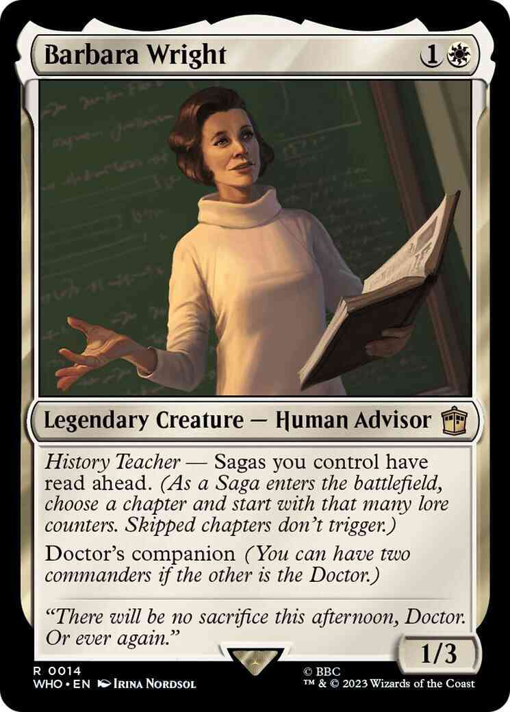 Barbara Wright [14] [Universes Beyond: Doctor Who] [Non-Foil]