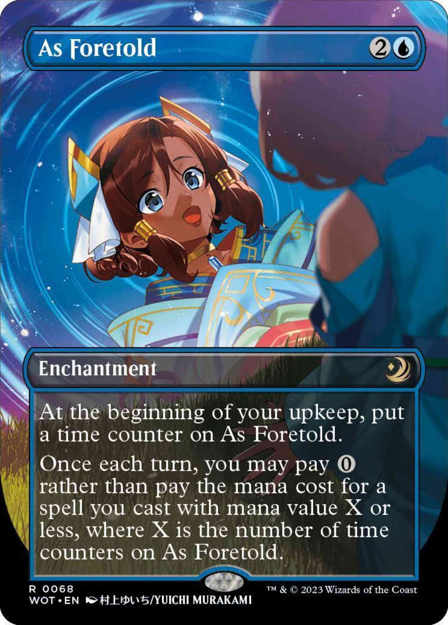 As Foretold [68] [Borderless] [Anime] [Wilds of Eldraine: Enchanting Tales] [Non-Foil]